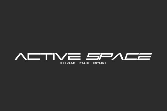 Active Space: A Versatile and Modern Display Font for Designers