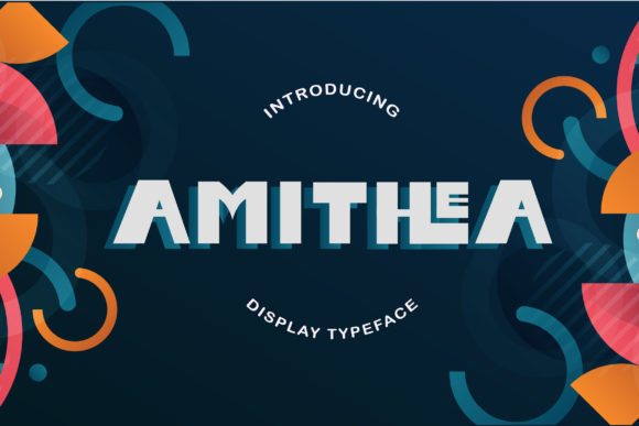 Amithea: A Bold, Robotic Font for Creative Impact