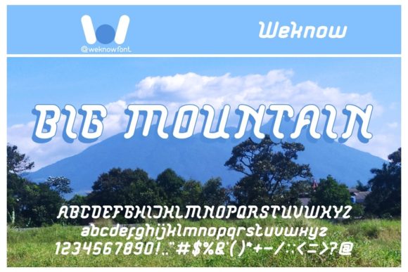 Big Mountain: A Stylish and Versatile Display Font for Creative Projects