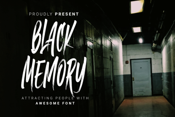Black Memory: A Versatile and Calm Display Font for Creative Projects