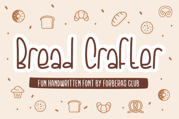 Bread Crafter: A Fresh and Fun Display Font for Creative Projects
