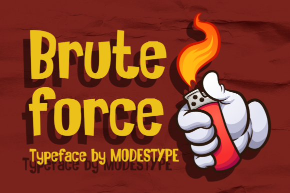 Brute Force: A Bold and Playful Font