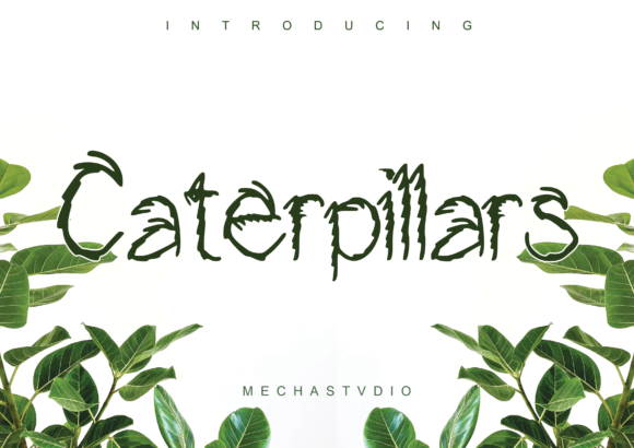 Caterpillars: A Bold and Playful Font for Modern Design