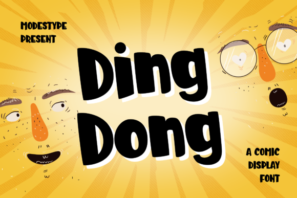 Ding Dong: A Bold, Playful Font for Creative Workflows