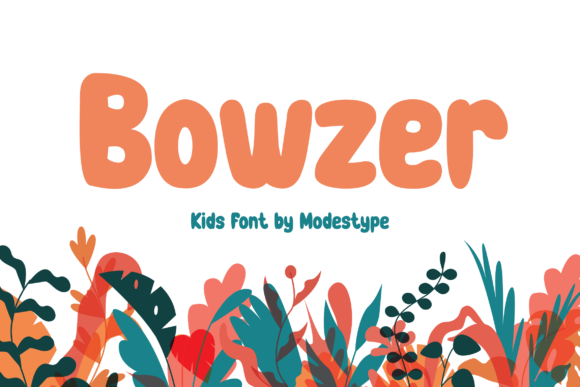 Discover Bowzer: A Fun and Friendly Display Font for Creative Projects