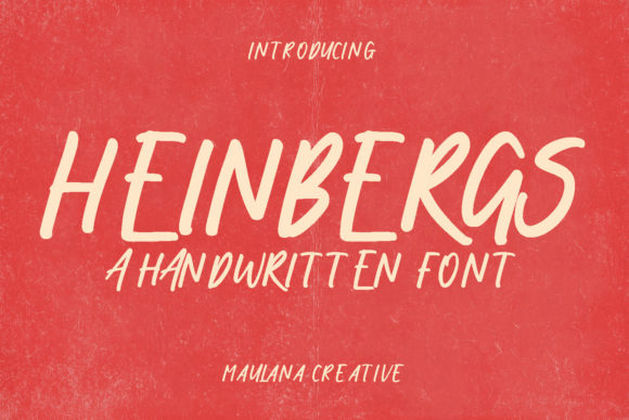 Heinbergs: A Stylish and Versatile Display Font for Creative Projects