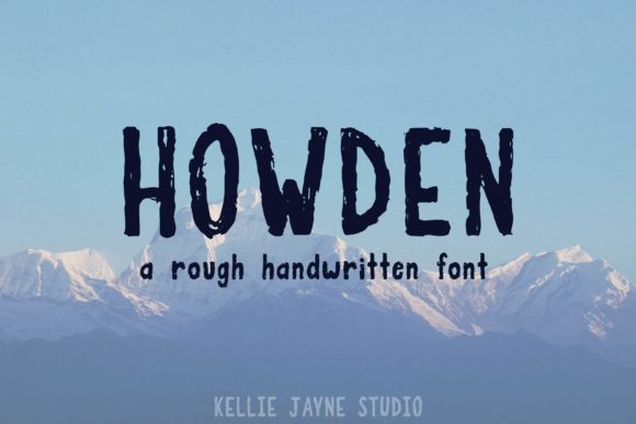 Howden: A Bold, Handcrafted Font for Real-World Use