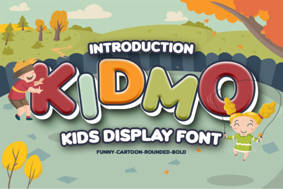Kidmo: A Playful and Colorful Font for Creative Projects