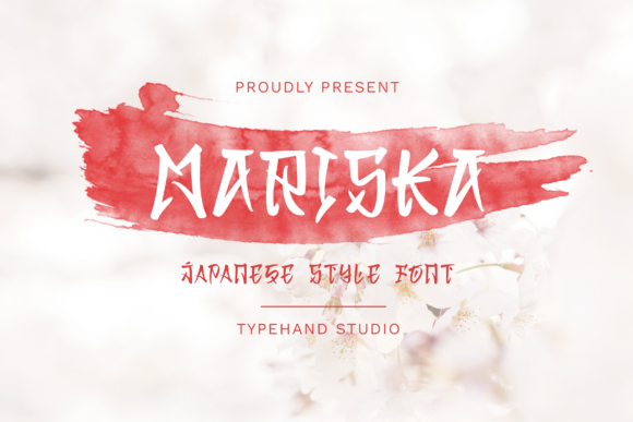 Mariska: A Unique Japanese Display Font