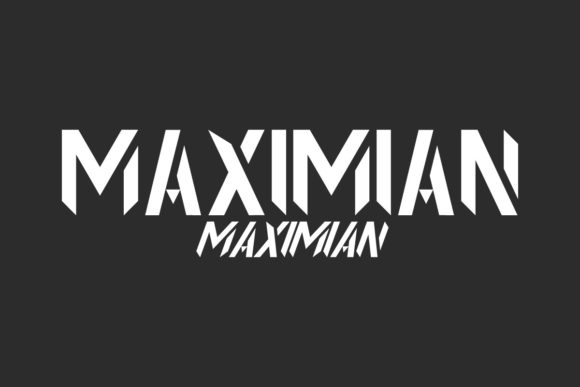 Maximian: A Bold, Modern Display Font for Creative Projects