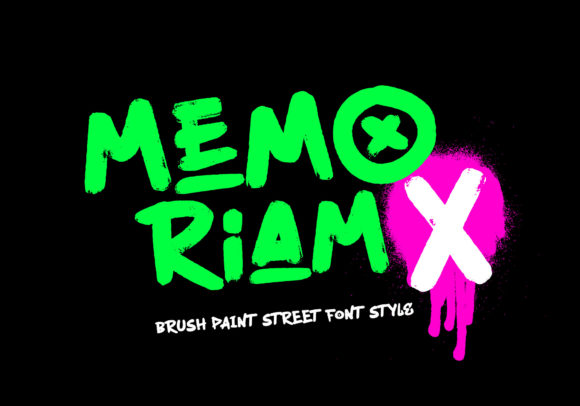 MemoriamX: The Ultimate Graffiti-Style Font for Street Art Vibe Designs