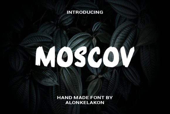 Moscov: A Bold, All-Caps Display Font