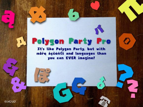 Polygon Party: A Bold, Geometric Font for Creative Expression