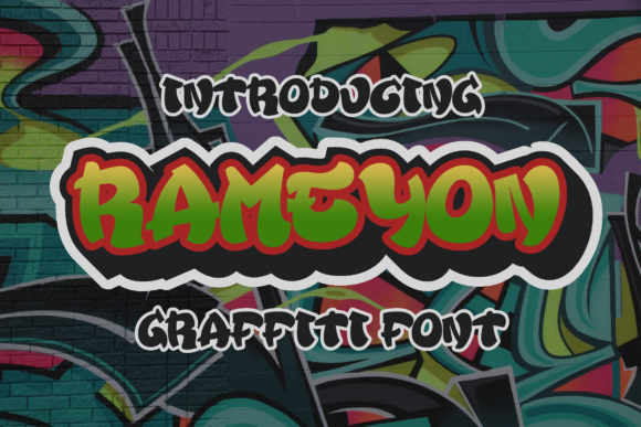 Rameyon: A Bold, Graffiti-Style Font for Urban Creativity