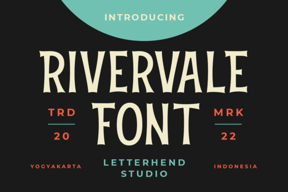 Rivervale: A Vintage-Inspired Typeface for Modern Creativity