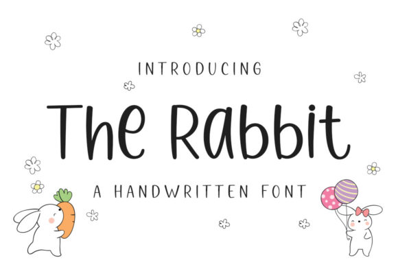 The Rabbit: A Handwritten Font for Authentic Design
