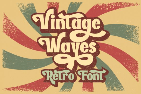 Vintage Waves: A Stylish Display Font